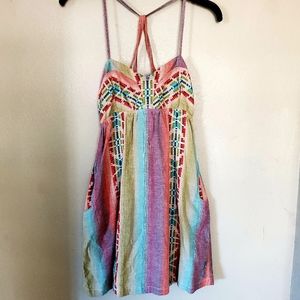 BILLABONG Multicolored Sundress Small